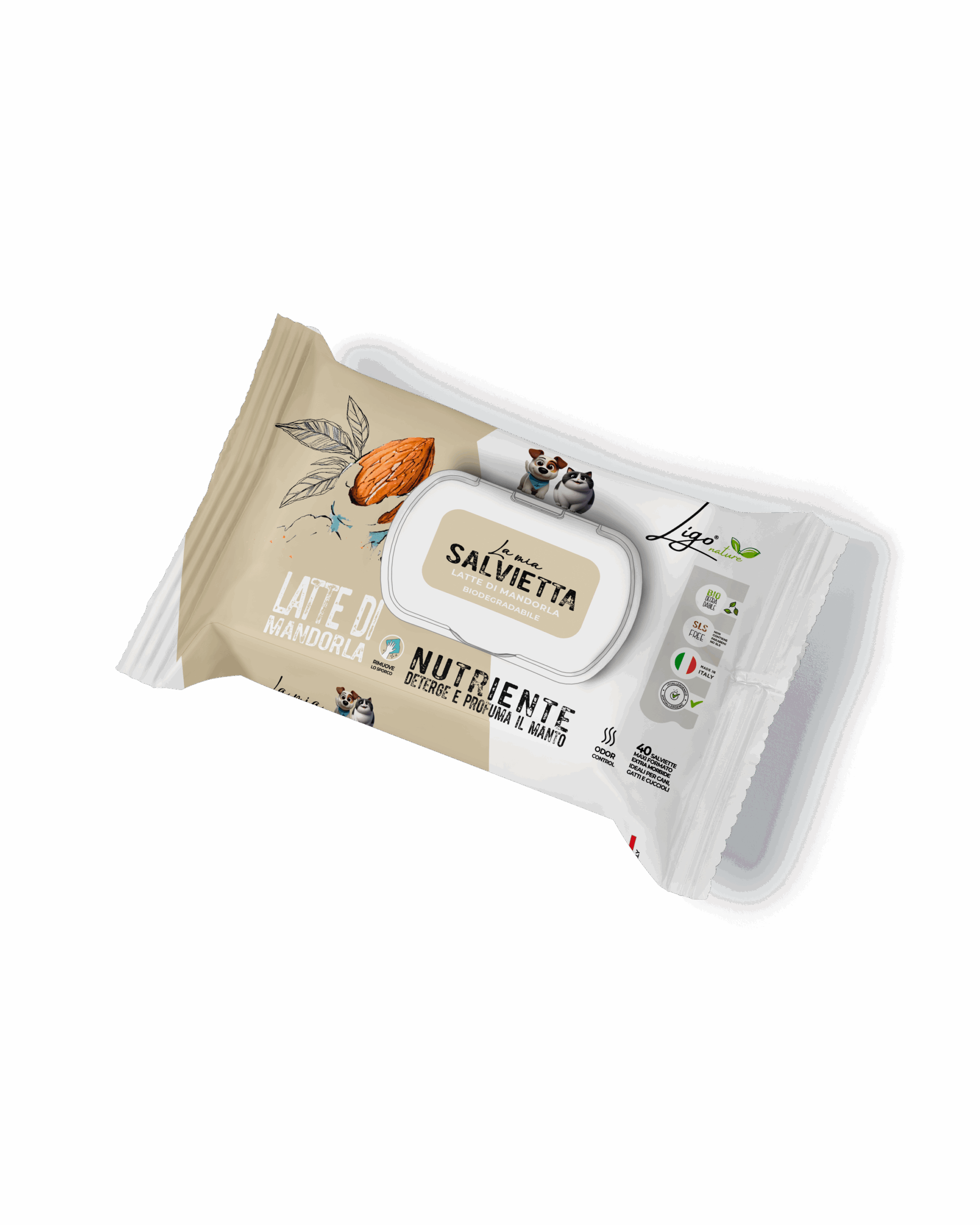 Nourishing Almond Milk Wipe - Ligo Nature