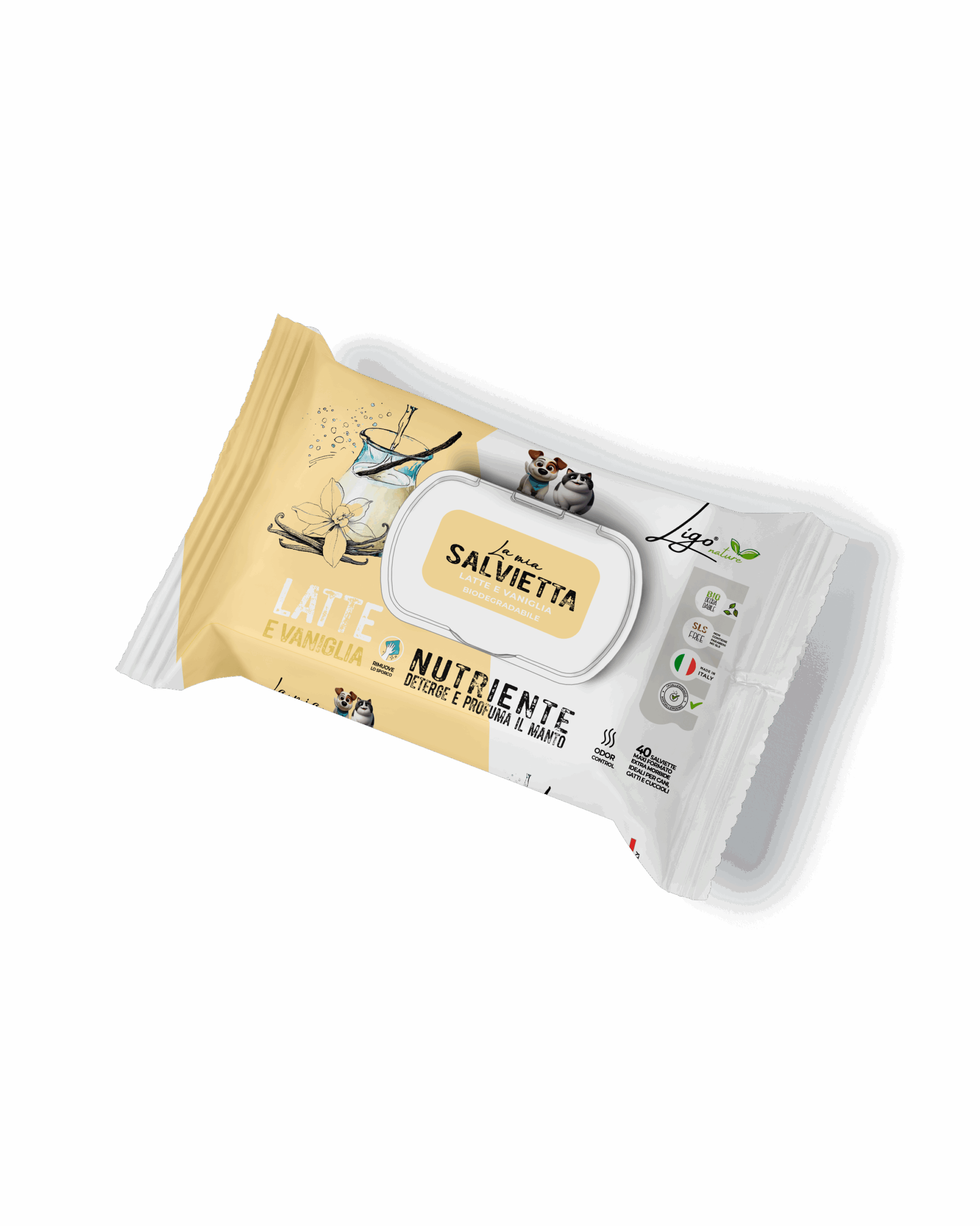 Nourishing Milk & Vanilla Wipe - Ligo Nature