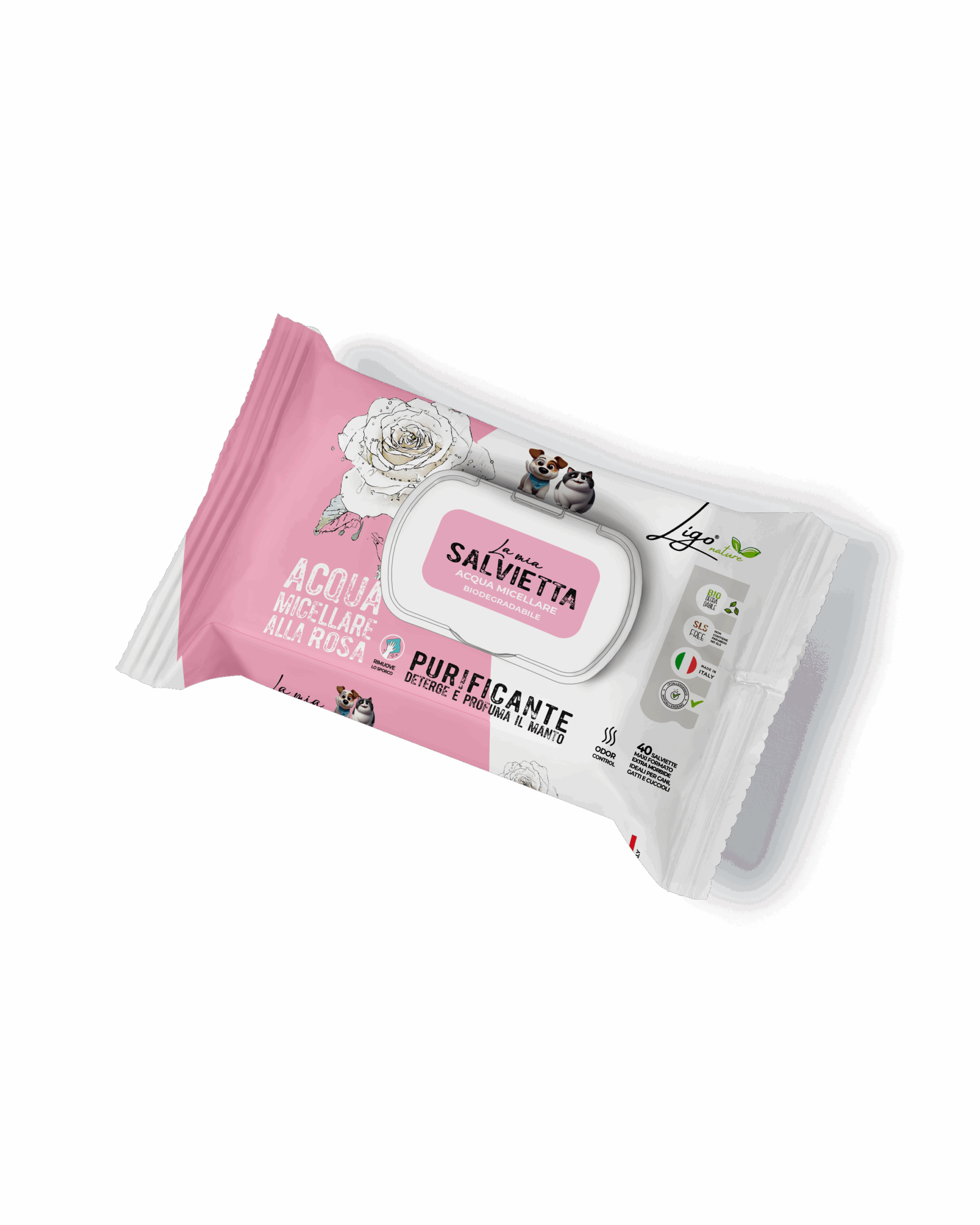 Purifying Micellar Rose Wipe - Ligo Nature