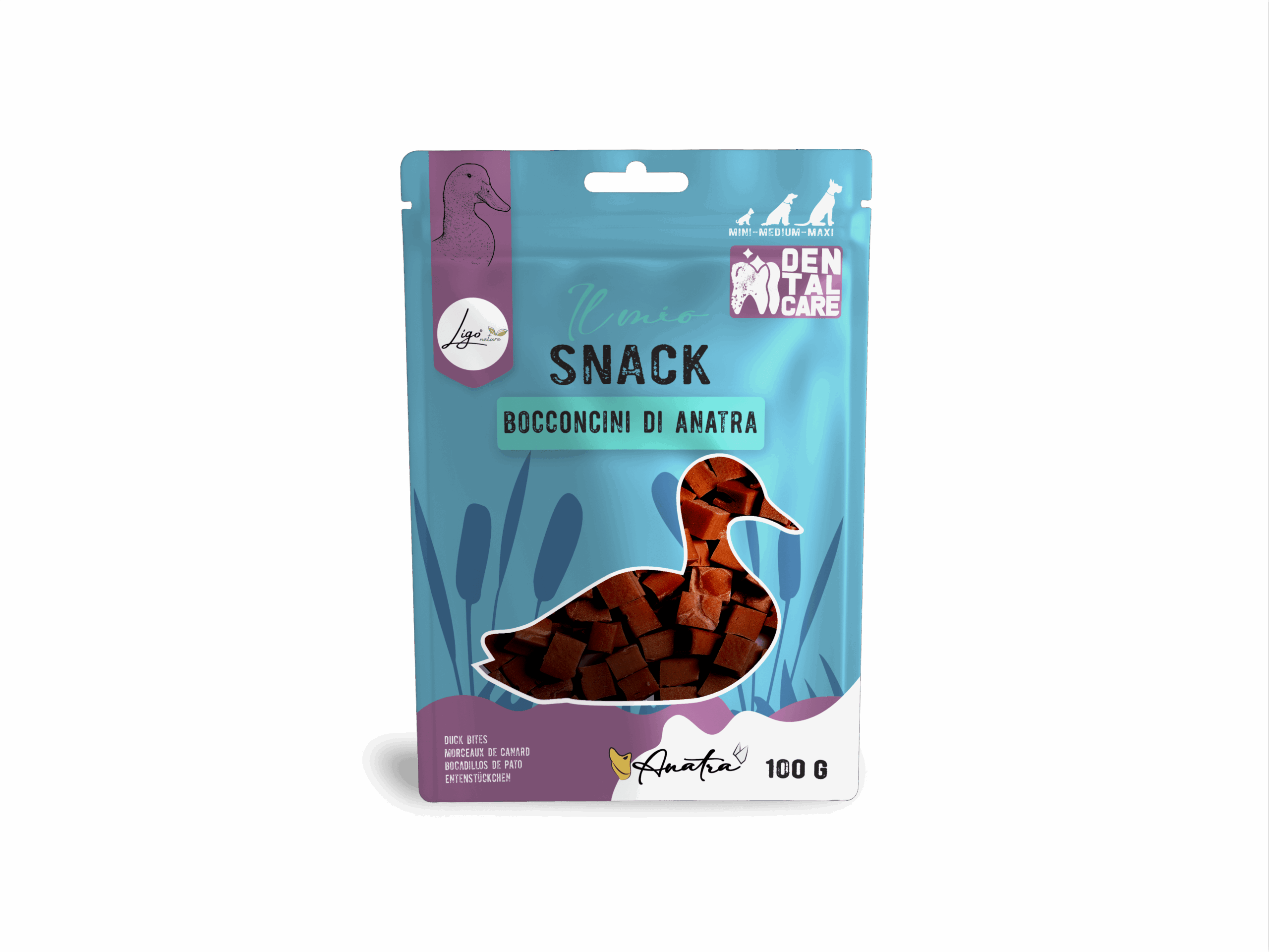 Il mio Snack SOFT Duck Bites 100gr ONE ANIMAL PROTEIN - Ligo Nature