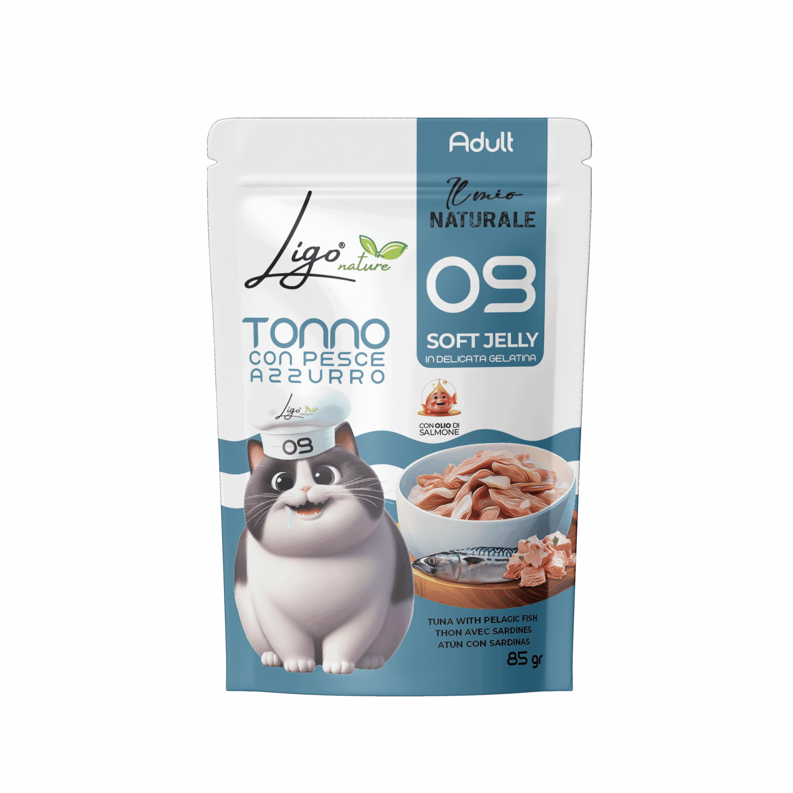 Soft Jelly Tuna with Blue fish - Ligo Nature