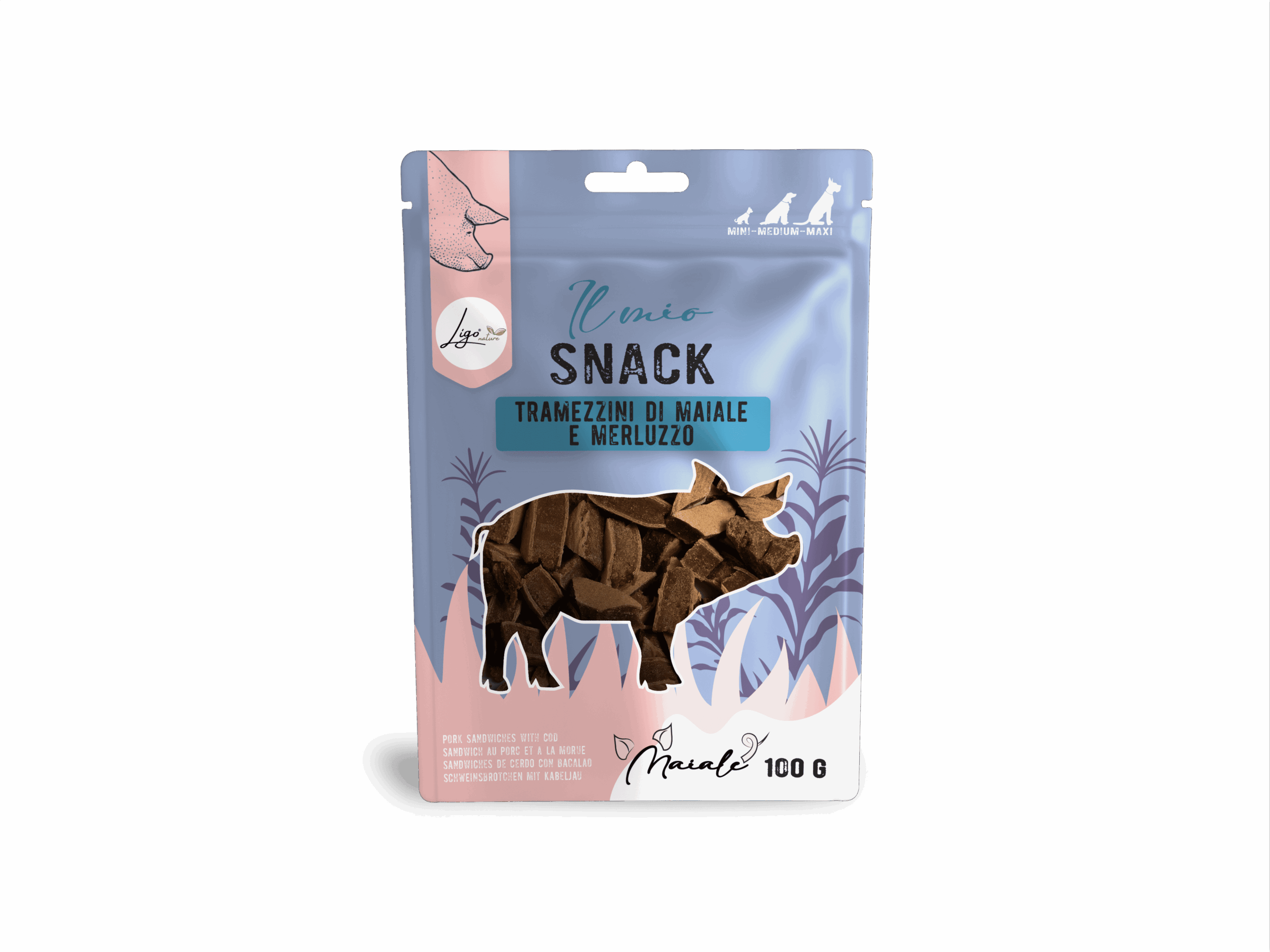 Il mio Snack SOFT Pork Sandwiches 100gr - Ligo Nature