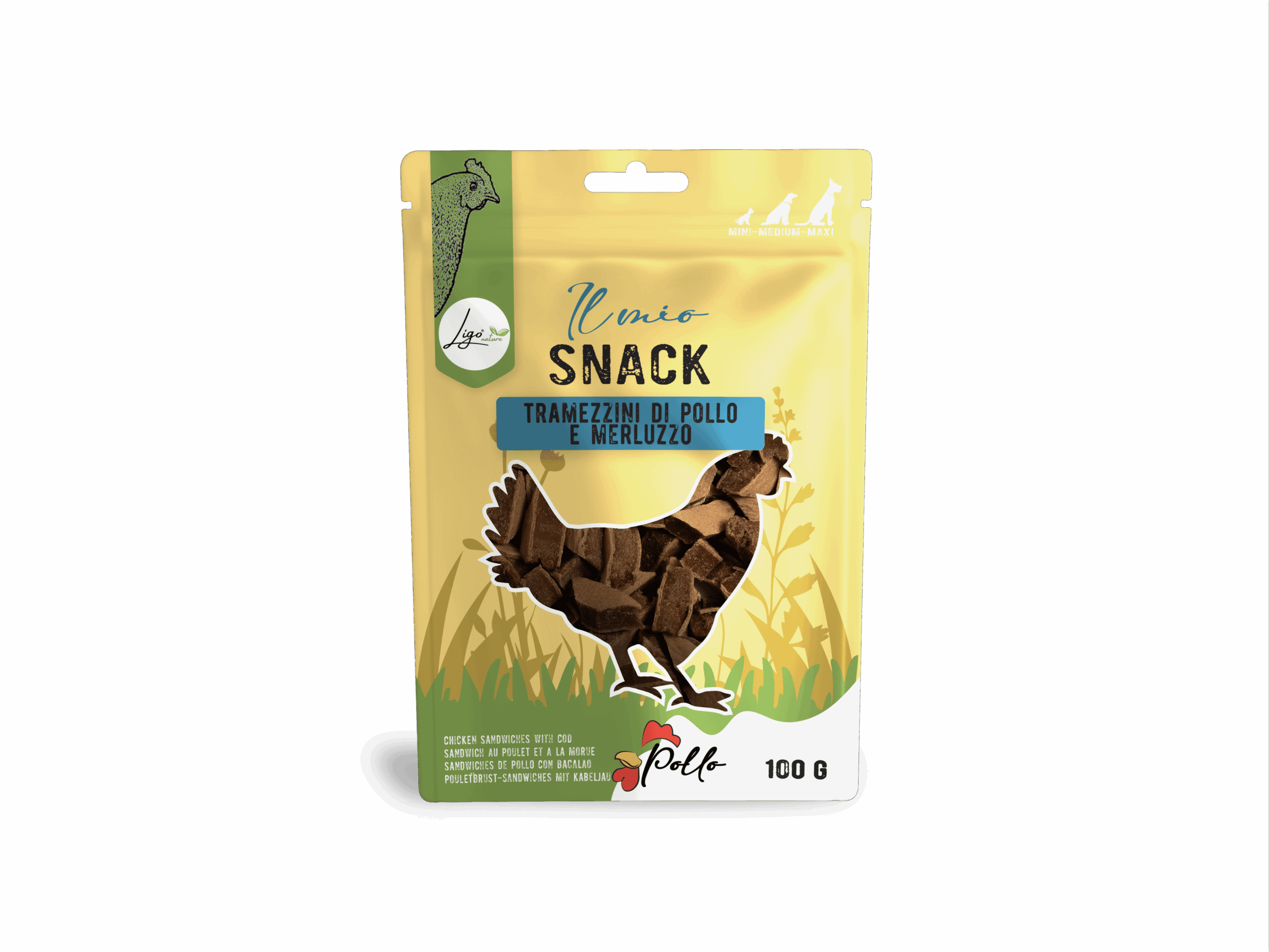 Il mio Snack SOFT Chicken Sandwiches 100gr - Ligo Nature