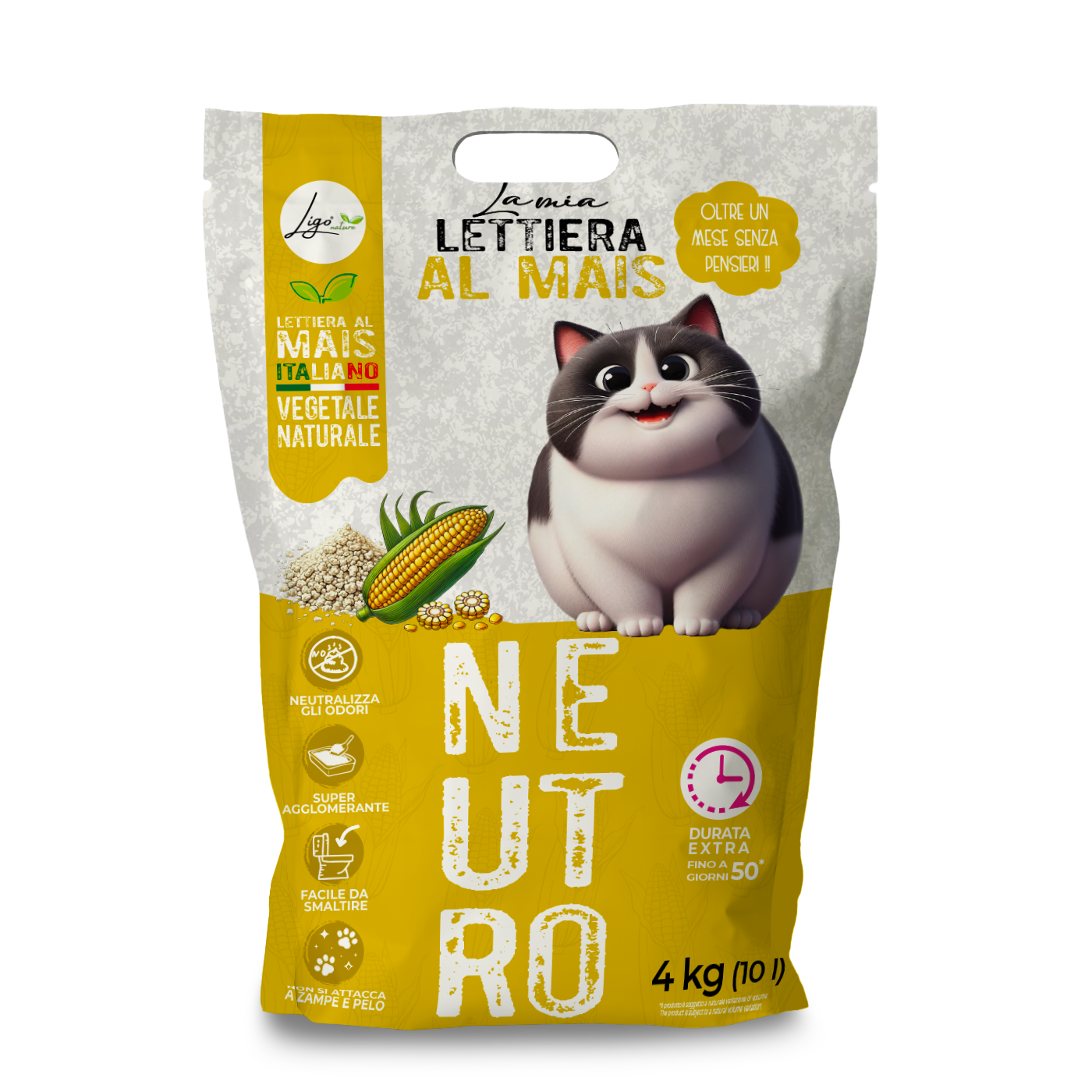 Natural corn cat litter by Ligo Nature