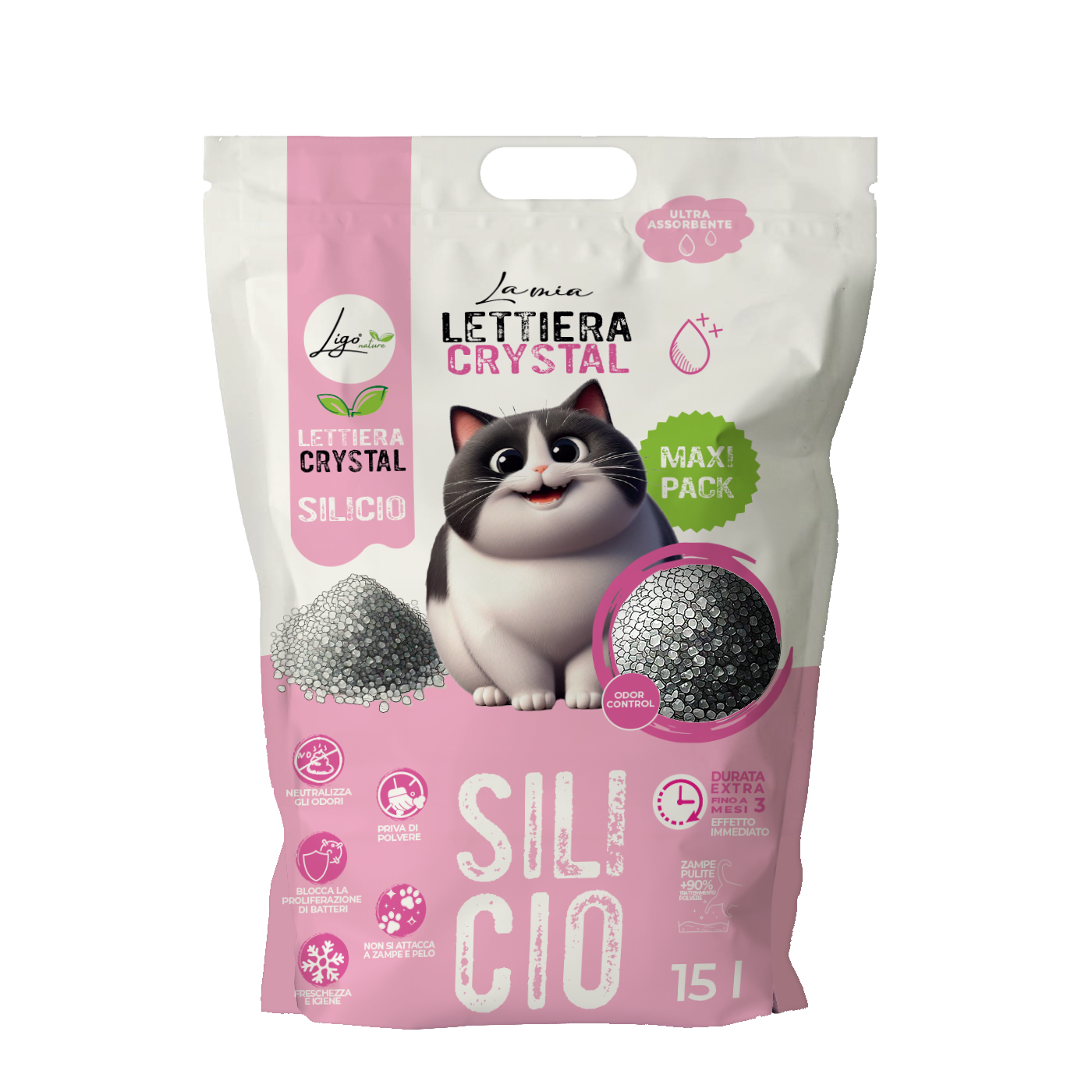 Lettiera al Silicio 15 l