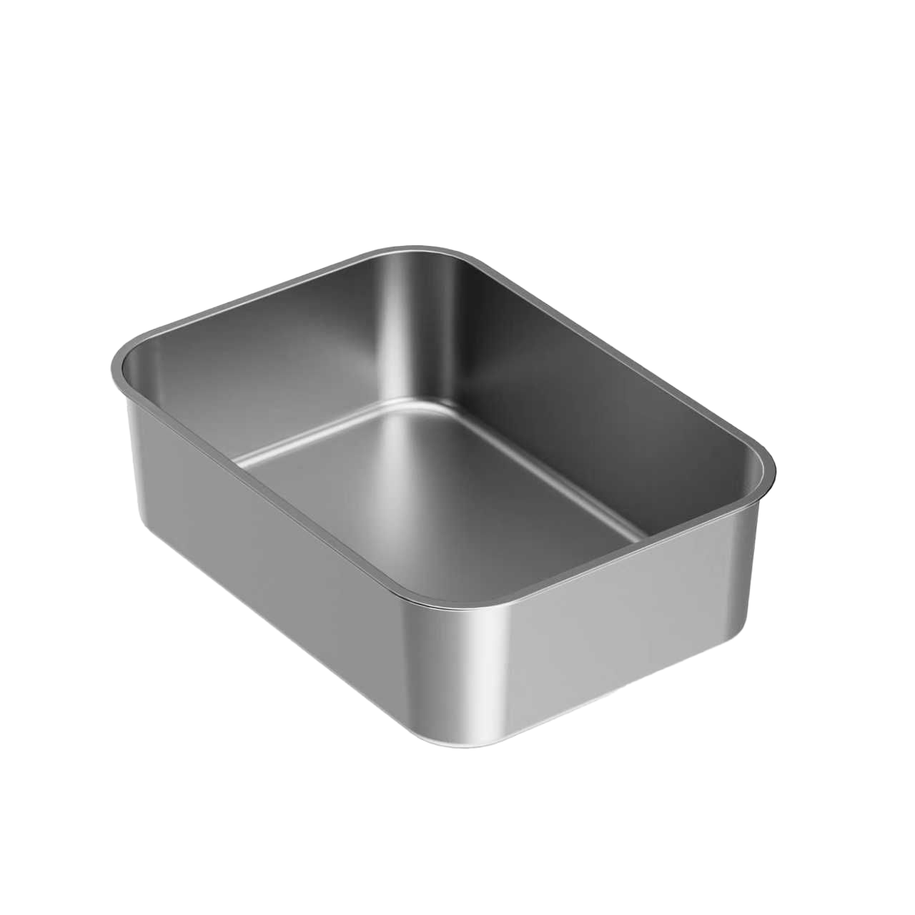 Vaschetta Lettiera XXL Jumbo in Acciaio Inox Ligo Nature